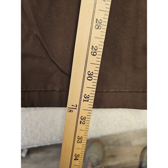 Matchstick Argus Brown Pants Mens 36  Brown Straight Leg  Solid Trousers New - Picture 2 of 8